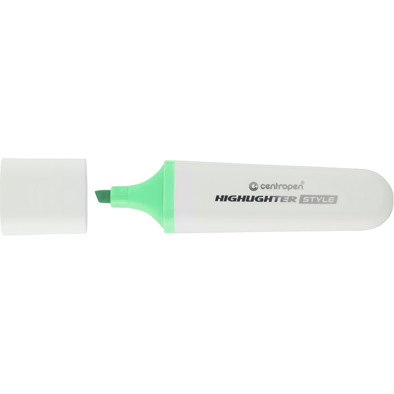 Маркер CENTROPEN Highlighter Style 6252/60, 1-4,6 мм клин. пастел. зелений